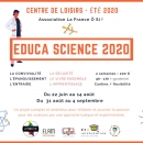 EDUCA SCIENCE 2020 – Centre de loisirs solidaire à La France Ô Si !